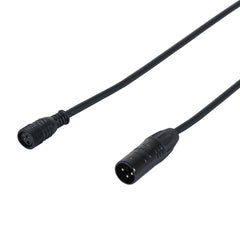 Câble LEDJ 0,5 m DMX Seetronic IP XLR 3 broches mâle - Hydralock DMX femelle