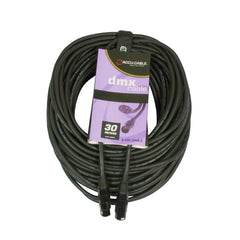 Câble Accu AC-DMX5/30 5 p. XLR m/5 p. XLR f 30m DMX