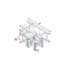 Milos T-Cross + Down 4-way Pro-30 Square F Truss