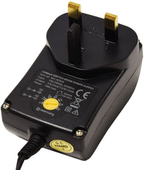 7,5 V, 9 V, 12 V, Mercury UK Schaltnetzteil, 1500 mA, mehrpoliges Netzteil, 3 V, 4,5 V, 5 V, 6 V