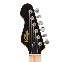 Vintage V6 24 Electric Guitar - Boulevard Black