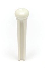 Graphtech Tusq Bridge Pins - Martin 2mm - White/mop Dot -6 Pces
