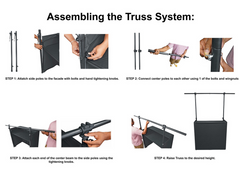 Thor DJ Booth Stand with Laptop Shelf *No Overhead Kit*