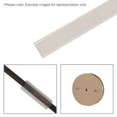eLumen8 25.4mm (1″) Heatshrink Tubing, 2:1 Clear, 50m