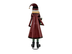 EUROPALMS Santa Claus, Metal, 150cm, red
