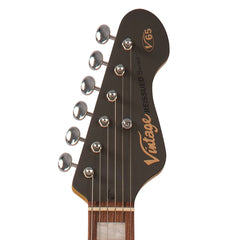 Vintage V65 Hardtail Electric Guitar - Satin Grey