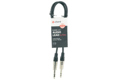 chord Classic Audio Lead 6.3mm Jack - 6.3mm Jack 0.75m
