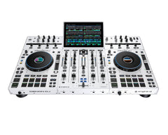 Denon Prime 4+ Standalone 4 Deck DJ Controller, Limited Edition White Finish