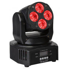 JB Systems Clubwash Mini LED Moving Head 4x 12W Hex RGBAWUV