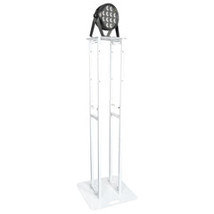 AFX Light TOTEM-AH Paar verstellbare Moving-Head-Podiums inkl. Taschen 1,0 m – 1,75 m