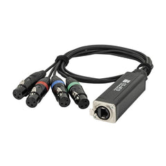 Showgear CS-4F/3 4 Channel DMX Shuttle 3 Pole XLR - Female