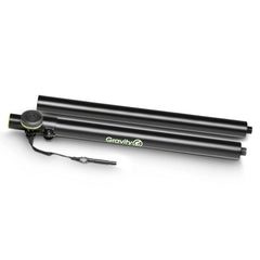 Gravity SP 2332 TPB Poteau d'enceinte en deux parties 35 mm vers M20