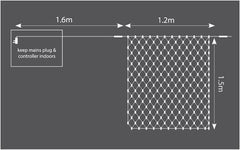 LYYT Filet Lumineux Connectable 144 LED MC