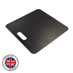 Global Truss Curtain Call Pipe and Drape 450 x 450mm Black Base Plate