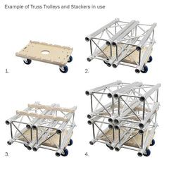 Global Truss Stackable Truss Adaptor for 2 x F34