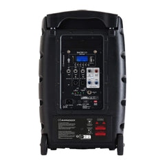 Audiophony RACER120 Batteriebetriebener tragbarer 10-Zoll-Lautsprecher 120 Wrms inkl. Abdeckung