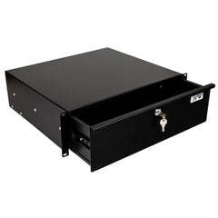 JV Case Rack Drawer 3U Flightcase Lockable Metal Cabinet