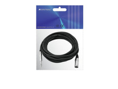Omnitronic Adapterkabel XLR(M)/Klinke Stereo 5M Schwarz