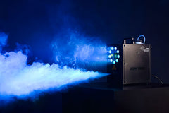 QTX MoonCloud: Compact 400W LED Fog Machine with RGB Moonflower Effect