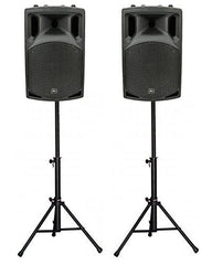 2x QTX 15" 1000W Active Sound System inkl. Ständer