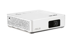 ASUS S2 White USB-C Portable LED Projector, 720P (1280 x 720), 500 Lumens, Built-in 6000mAh Battery, Keystone Adjustment, Auto Focus, Wireless Projection
