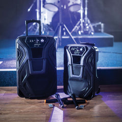 qtx Busker-15 PA + 2 x VHF mics + USB/SD/FM/BT *B-STOCK*