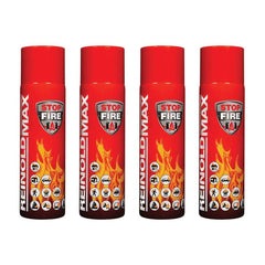 4x ReinoldMax Fire Extinguishing Spray 500ml Fire Extinguisher Kitchen Caravan Tent