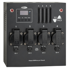 Showtec TED Pack BS13 4-Channel Dimmer Pack Local Control - 13A UK output