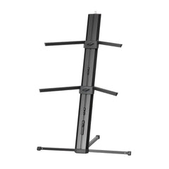 Adam Hall Stands SKS 22 XB Double Keyboard Stand Black Aluminium *B-Stock
