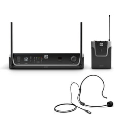 LD Systems U305 BPH Kabelloses Mikrofonsystem mit Bodypack und Headset – 584–608 MHz