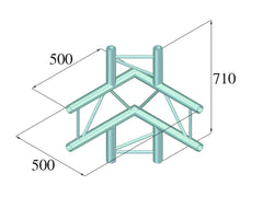 Alutruss Bilock E-Gl22 C44-V 4-Way Corner 90?