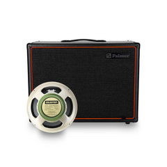 Palmer CAB 112 BX GBK Enceinte guitare Celestion Greenback 1 x 12 dos ouvert