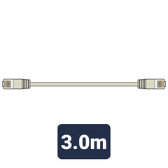 AV:Link Cat5e Patch Lead UTP Prise RJ45 vers prise RJ45 3,0 m