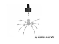 EUROPALMS Fall Motor up to 1.5 kg - Sudden Drop for Scare Effect Sound Motion Activated