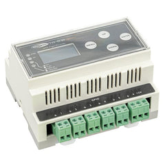 Showtec TR-512 Install DIN Rail DMX Trigger Recorder for Lighting