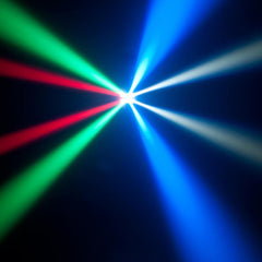 2 x Ibiza LED Mini Spider Effect 8 x 3W RGBW Disco DJ Effect Light Package