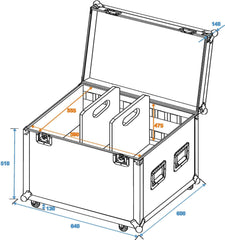 Roadinger Valise Tour Universelle 60Cm Avec Roulettes