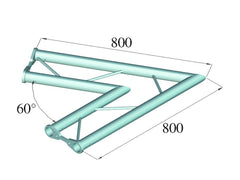 Alutruss Bisystem Ph-20 2-Wege 60? Horizontal