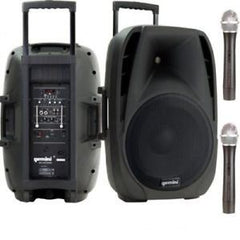 Gemini ES-15TOGO 800w Portable Bluetooth Speaker inc. Wireless Mic