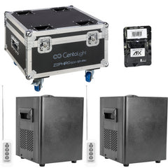 2x AFX SPARKLING-PRO Spark Machine inkl. Flightcase und Granulat