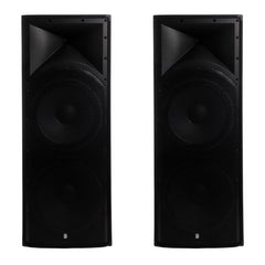 2x BishopSound Alpha Twin 15" 2400W Passive Speaker 4 Ohm 2 x 15"