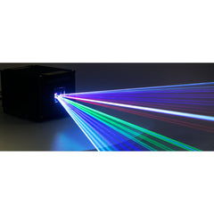 AFX LZR3000RGB-IP-FC Wetterfester 3-W-RGB-ILDA/DMX-gesteuerter IP65-Laser mit Flightcase