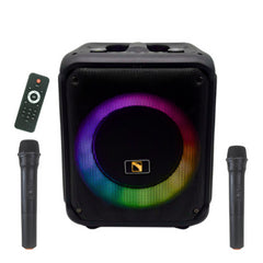 Intimidation Cube 8 Bluetooth PA Speaker inc Wireless Microphones
