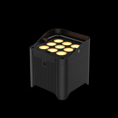 8x Chauvet DJ Freedom Par Q9 RGBA LED Uplighters et étui de chargement