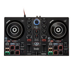 Hercules DJ Learning Kit inc Inpulse 200 Controller & Monitor Speakers Disco Studio Setup