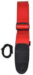 Sangles de guitare Chord - Sangle en nylon rouge