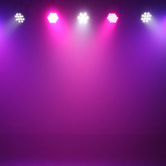 LEDJ Intense 9HEX10 LED Slim Par Boîtier Blanc