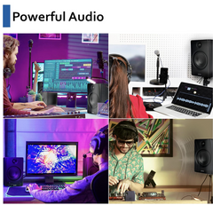 Gemini Sound SMX-5BT 5” Studio Monitor Speakers Pair Bluetooth