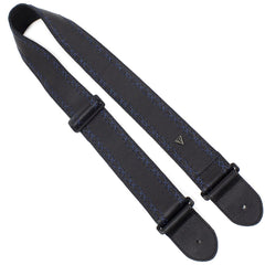 Perri 7290 2.5" Leather Strap Blue Stitch