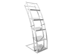 Alutruss-Broschürenständer mit Scharnier